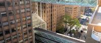 CUIMC sky bridges linking hospital buildings